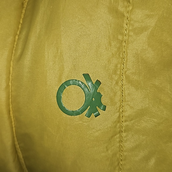 Benetton Yellow Puffer Jacket - Picture 4 of 11